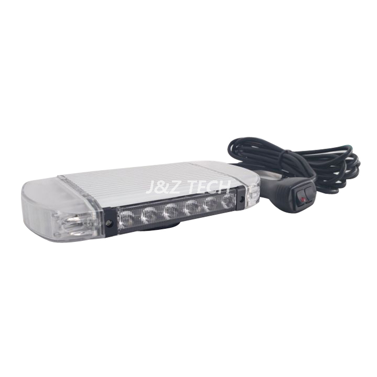 Mini barre lumineuse LED mince en aluminium argenté à montage magnétique