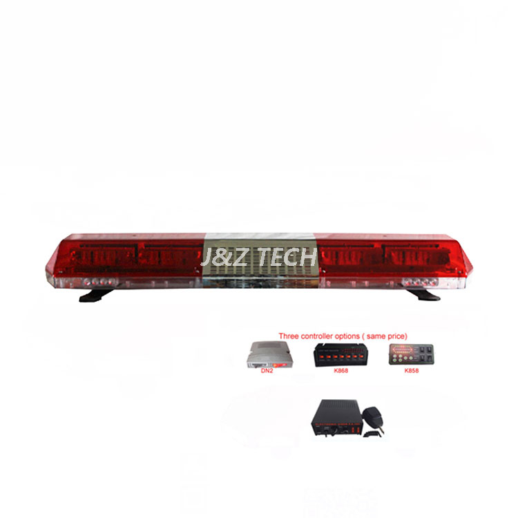 Barres lumineuses LED pleine grandeur Red Ambulance avec haut-parleur