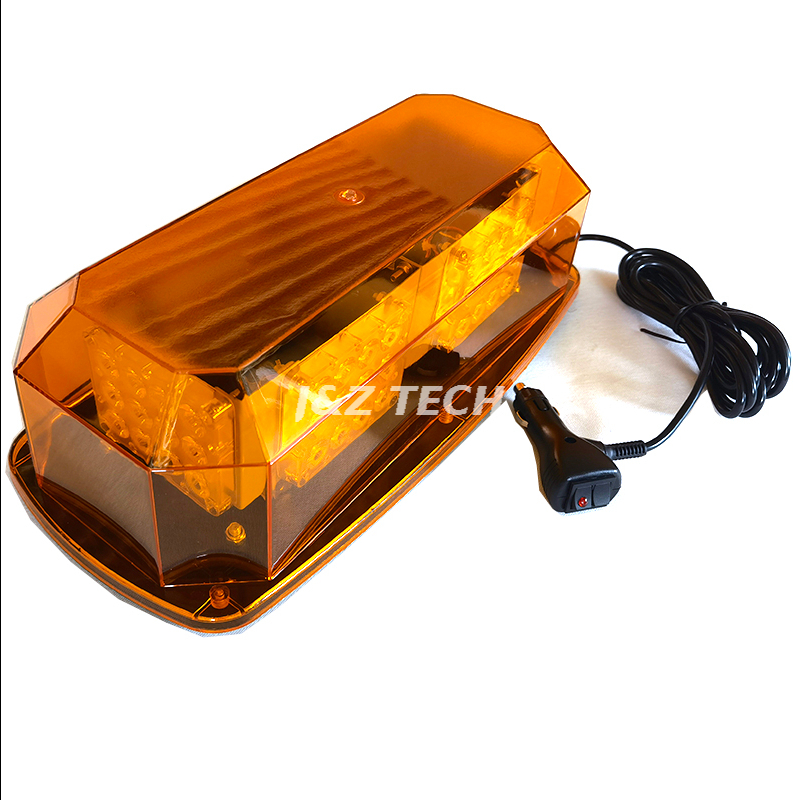 Mini barre lumineuse à DEL alimentée en ambre pour camions